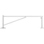 Swing barrier | to be fixed by plugs, hot-dip galvanized | clear width: 3000 mm | with Euro profile cylinder lock